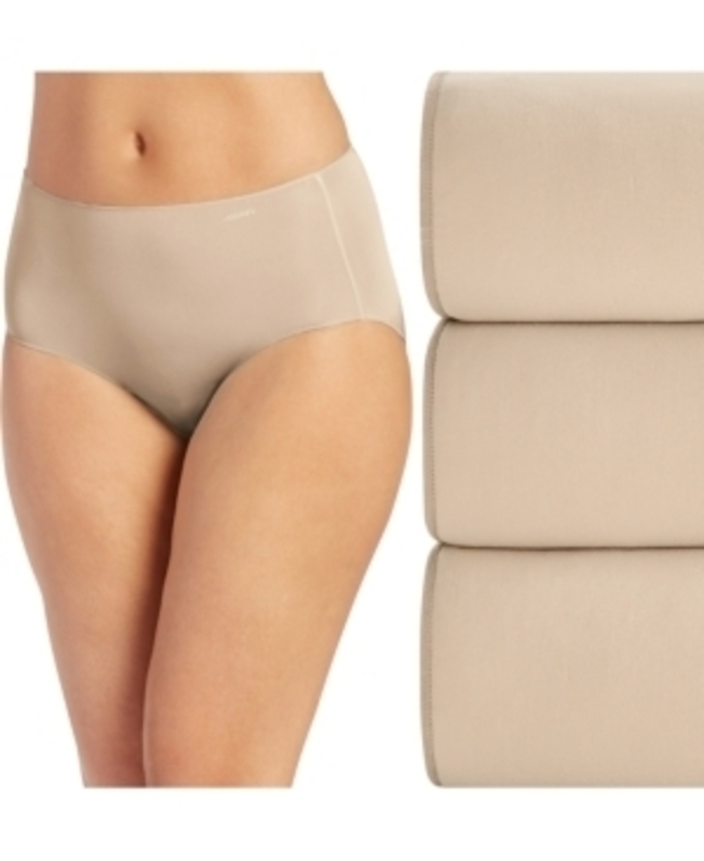 NWT Jockey Women S No Panty Line Promise Hip Brief - 3 Pack